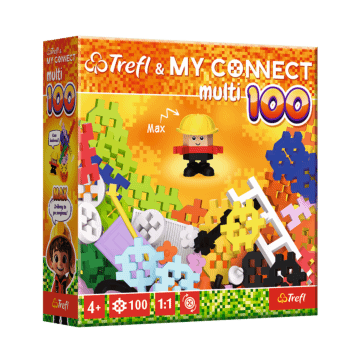 Zestaw Klocków Trefl & MY CONNECT Multi 100 - opakowanie 
