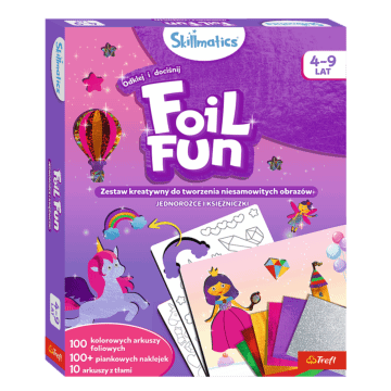 Zestaw kreatywny Skillmatics, Foil Fun, Jednorożce i Księżniczki - opakowanie