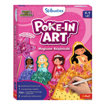 Zestaw kreatywny Skillmatics, Poke-In Art, Magiczne Księżniczki - opakowanie