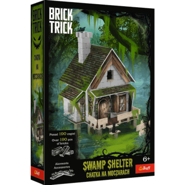 Klocki ceramiczne Brick Trick Halloween - Chatka na moczarach - opakowanie