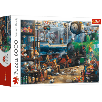 Opakowanie puzzli 6000 el. Stacja kolejowa