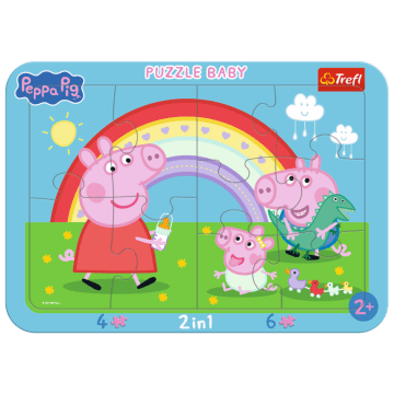 Puzzle ramkowe Baby Świnka Peppa, Mała Peppa