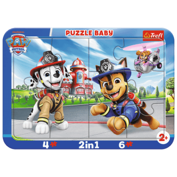 Puzzle ramkowe Baby Psi Patrol, Pieseczki