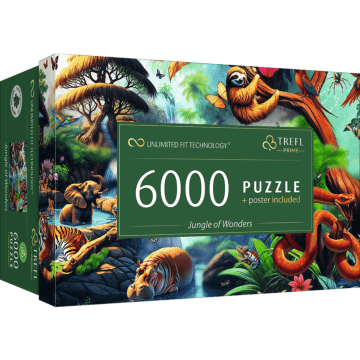Puzzle Prime 6000 el. Jungle of Wonders - opakowanie 