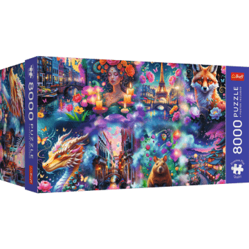 Puzzle Premium Plus Quality 8000 el. Colorful World - opakowanie