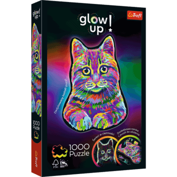 Puzzle 1000 el. Glow up Kotek - opakowanie 