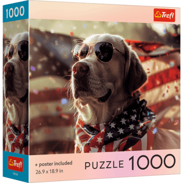 Puzzle 1000 el. USA Collection: American Dog