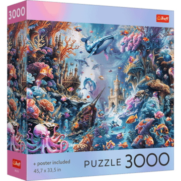 Puzzle 3000 el. USA Collection: Underwater Life - opakowanie 