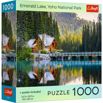 Puzzle 1000 el. USA Collection: Emerald Lake, Yoho National Park - opakowanie