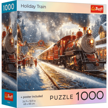 Puzzle 1000 el. USA Collection: Holiday Train - opakowanie