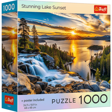 Puzzle 1000 el. USA Collection: Stunning Lake Sunset - opakowanie