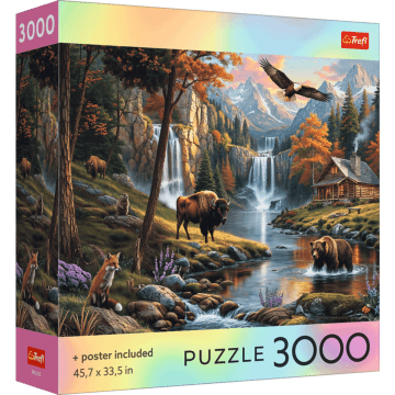 Puzzle 3000 el. USA Collection: Wild Nature - opakowanie 