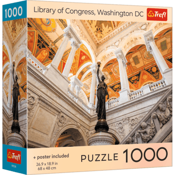 Puzzle 1000 el. USA Collection: Library of Congress, Washington DC - opakowanie 