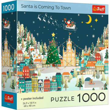 Puzzle 1000 el. USA Collection: Santa is Coming to Town - opakowanie 