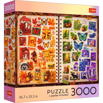 Puzzle 3000 el. USA Collection: Rainbow Scrapbook - opakowanie 