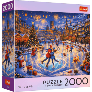 Puzzle 2000 el. USA Collection: Festive Ice Skating Night - opakowanie 