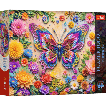 Puzzle Premium Plus Quality 1000 el. Motyl - opakowanie 
