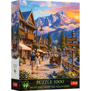 Puzzle Premium Plus Quality 1000 el. Pocztówka z Gór - opakowanie 