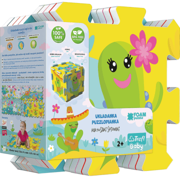 Puzzlopianka układanka kaktusiaki śpiewaki Trefl Baby
