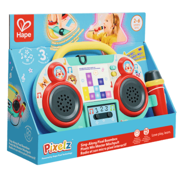 Zabawka Hape - Pikselowy boombox - opakowanie 