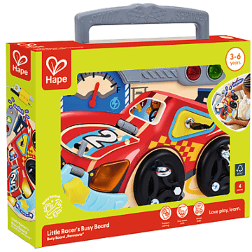 Zabawka Hape, Tablica manipulacyjna małego kierowcy - opakowanie 