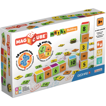 Geomag | Magicube - Matematyka + Klipsy - klocki magnetyczne 55 el. | zdjęcie 1