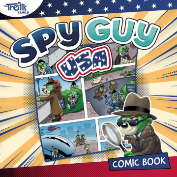 Komiks Spy Guy, USA - okładka