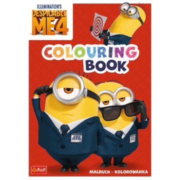 Książka aktywizująca Minionki, kolorowanka