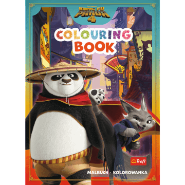 Książka aktywizująca Kung Fu Panda, kolorowanka