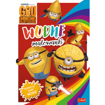Książka aktywizująca Minionki, malowanka wodna