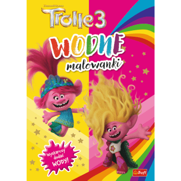 Książka aktywizująca Trolls, malowanka wodna