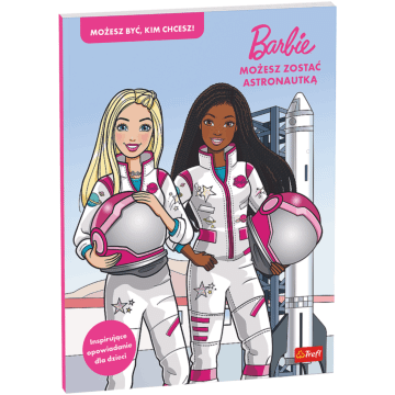 Książka Barbie, Możesz zostać astronautką - przód okładki