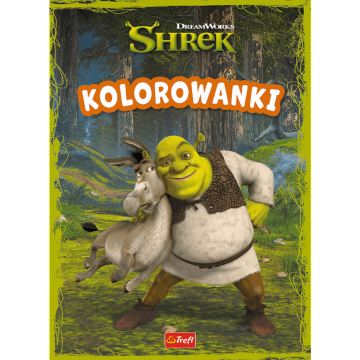Książka aktywizująca Shrek, kolorowanki