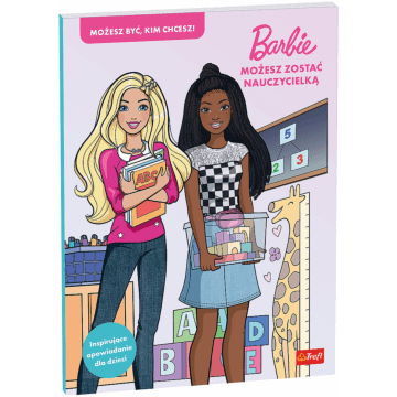 Książka Barbie, Możesz zostać nauczycielką - przód okładki