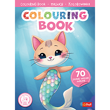 Syrenki. Kolorowanka z naklejkami - opakowanie 