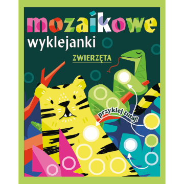 Książka aktywizująca Zwierzęta. Mozaikowe wyklejanki | Trefl - przód książeczki