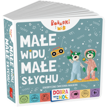 Małe widu, małe słychu. Bobaski i Miś | książka dla dzieci od Wydawnictwa Trefl | zdjęcie 1