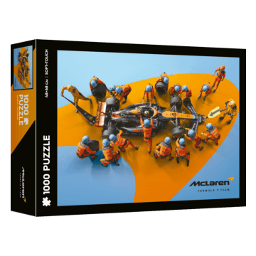 Puzzle 1000 el. soft touch, McLaren, World Record Fastest Pit Stop