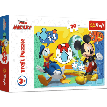 Myszka Miki i Wesoły Domek, puzzle 30 elementów, zdjęcie 1