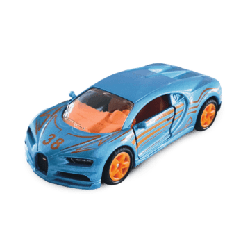 Zabawka Siku Bugatti Chiron - zawartość opakowania