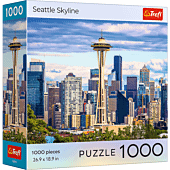 Puzzle 1000 el. USA Collection: Seattle Skyline