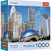 Puzzle 1000 el. USA Collection: Chicago