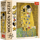 Puzzle drewniane 200 el. Pocałunek - Gustav Klimt