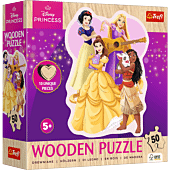 Puzzle drewniane Disney 50 el. Urocze Księżniczki