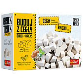 Brick Trick cegły zamkowe białe 70 sztuk