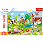 Puzzle 24 maxi Bobaski i Miś, Bobaski i zwierzęta - Bobaski - przód opakowania thumbnail