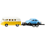 Zabawka Siku - VW T1 z lawetą i VW Beetle thumbnail