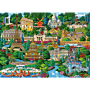Puzzle drewniane 1000 elementów Trefl - Francja znane miejsca thumbnail