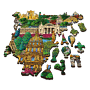 Kształty puzzli drewnianych -Francja znane miejsca - 1000 elementów Trefl thumbnail