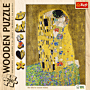 Puzzle drewniane 200 el. Pocałunek, Gustav Klimt - przód opakowania thumbnail